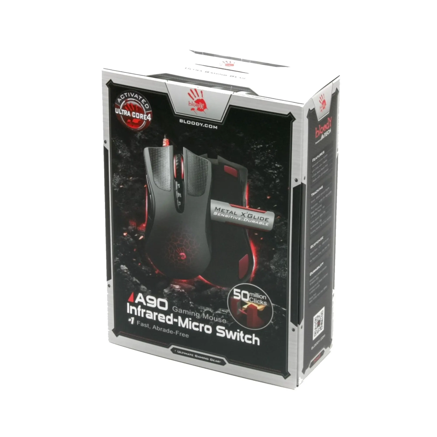 Купить Мышь A4Tech Bloody A90A USB Black - фото 7