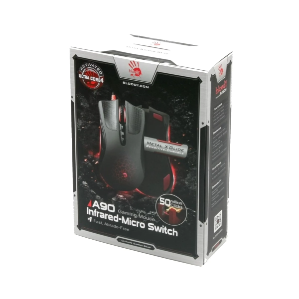 Купить Мышь A4Tech Bloody A90A USB Black - фото 7