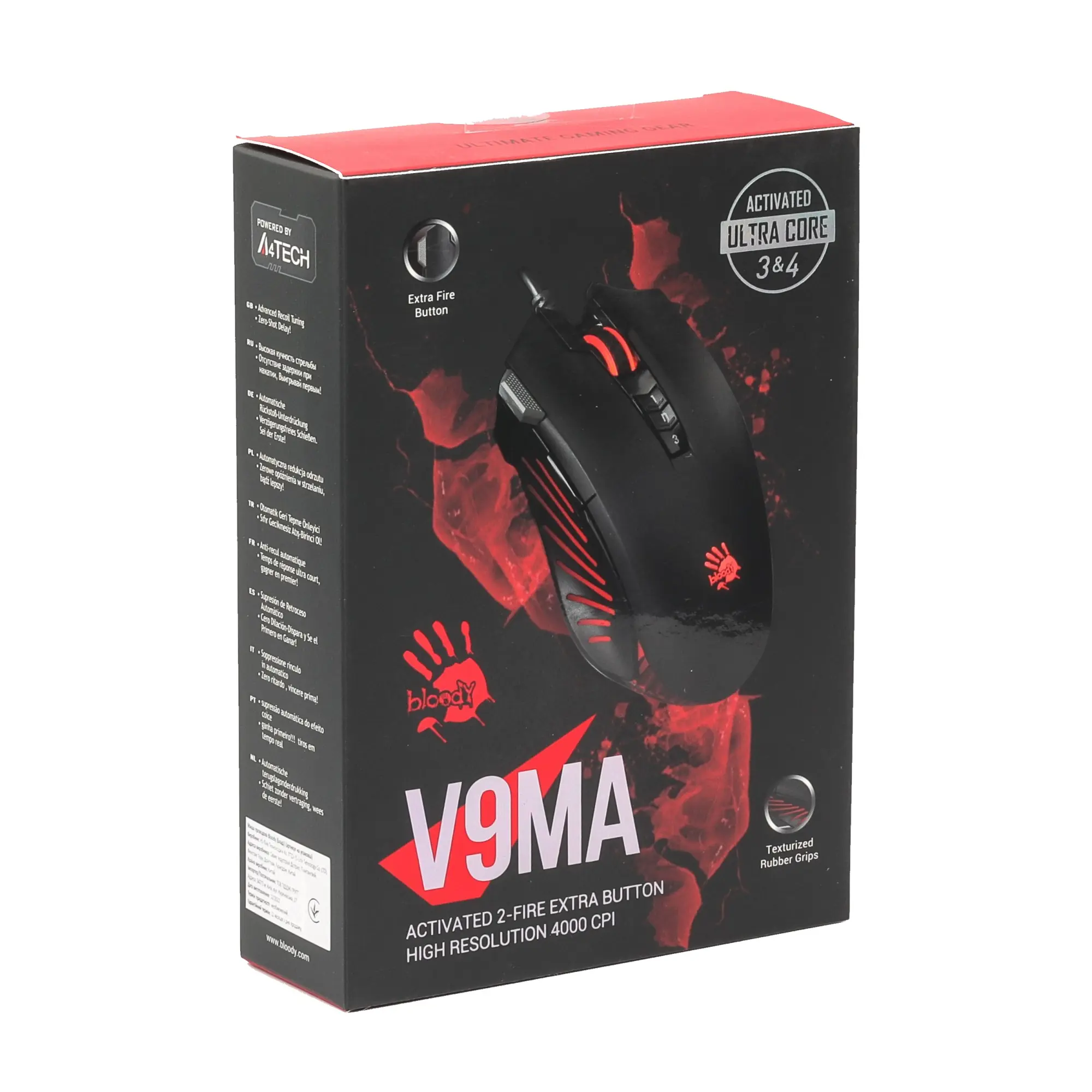 Купить Мышь A4Tech Bloody V9MA USB Black - фото 6