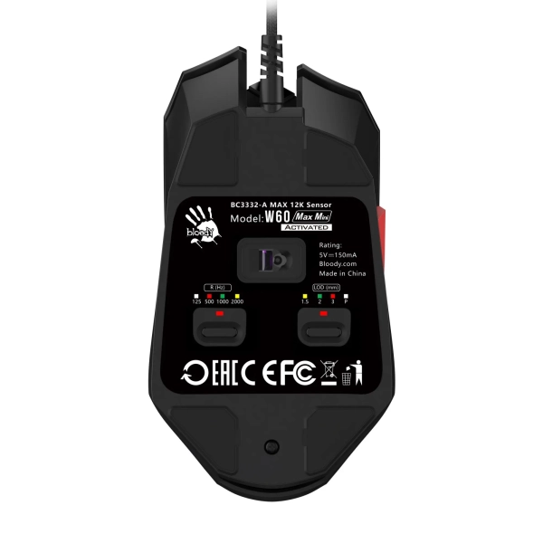 Купить Мышь A4Tech Bloody W60 Mini Max USB Black - фото 8