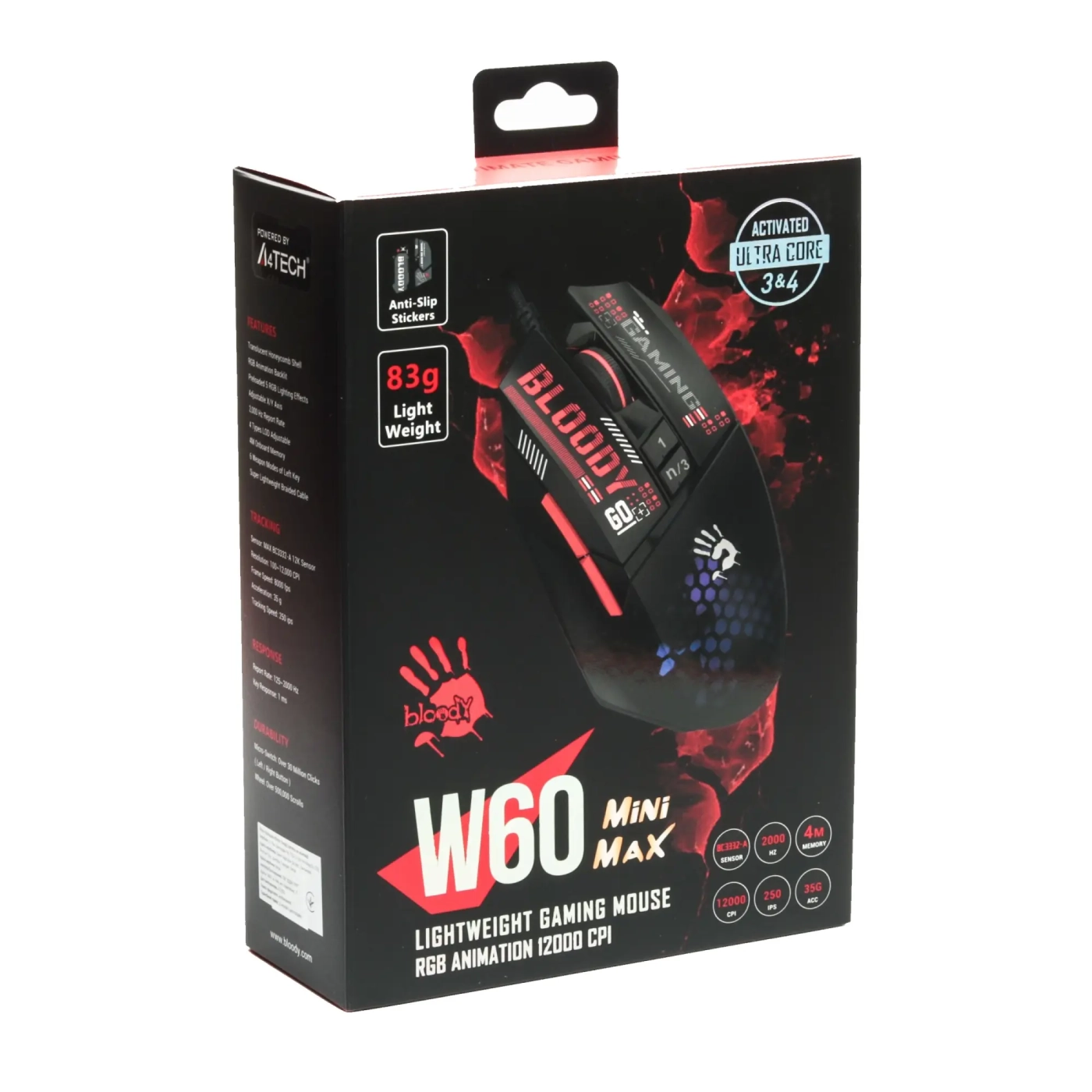 Купить Мышь A4Tech Bloody W60 Mini Max USB Black - фото 10