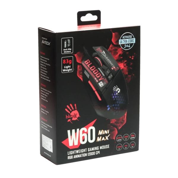 Купить Мышь A4Tech Bloody W60 Mini Max USB Black - фото 10