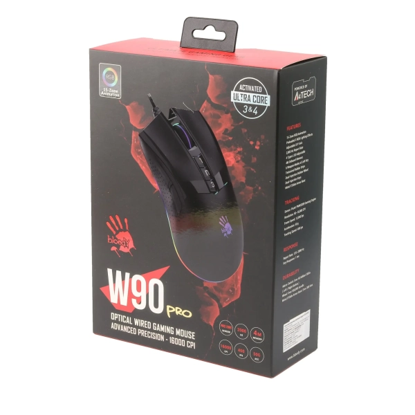 Купити Миша A4Tech Bloody W90 Pro USB Black - фото 8