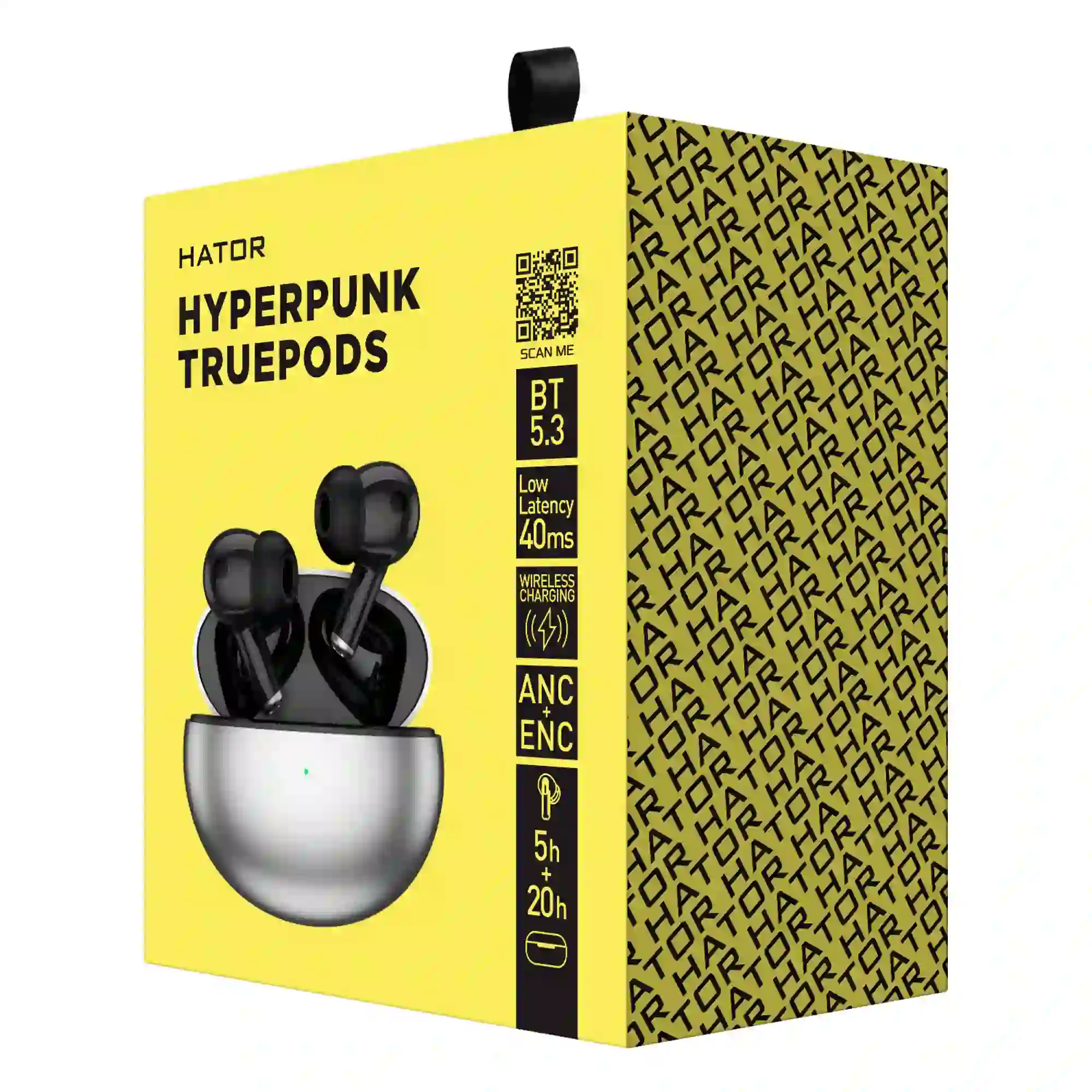 Купити Навушники HATOR Hyреrpunk Truepods Black (HTA-430) - фото 5