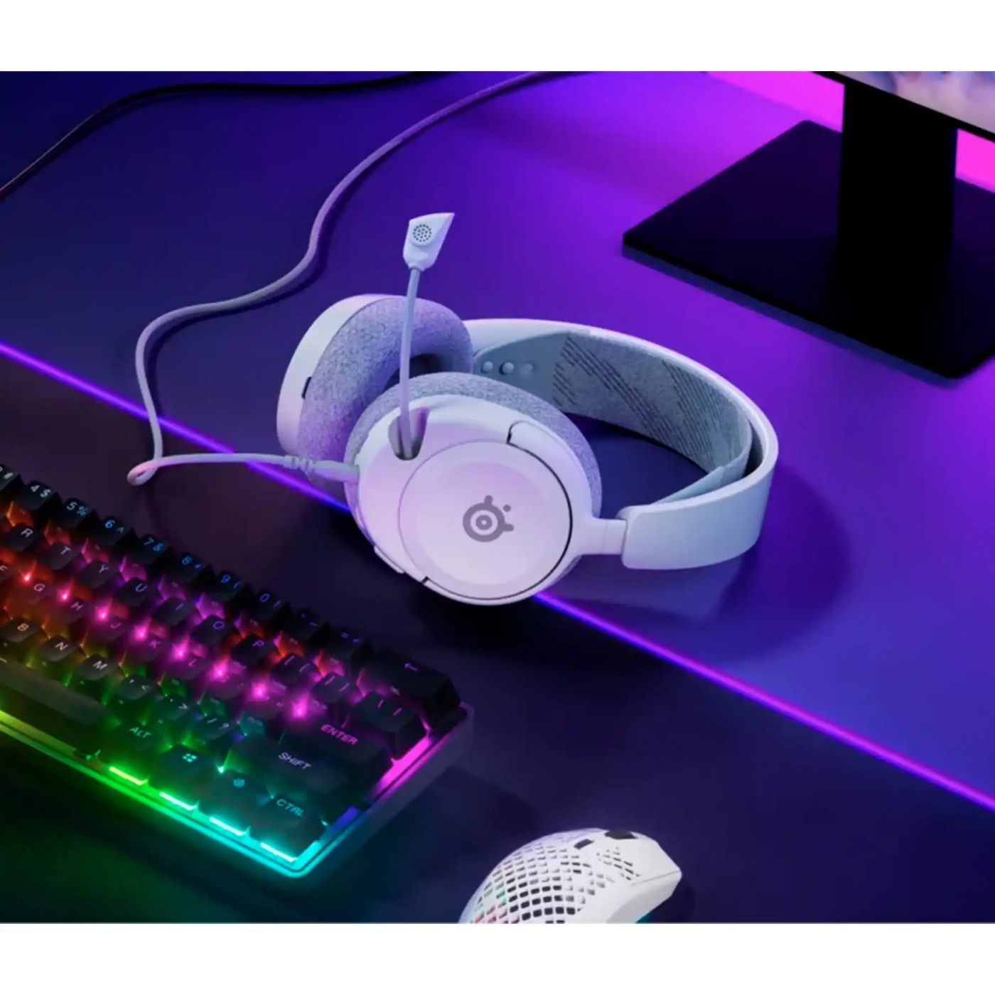 Купити Гарнітура SteelSeries Arctis Nova 1 White (61607) - фото 5
