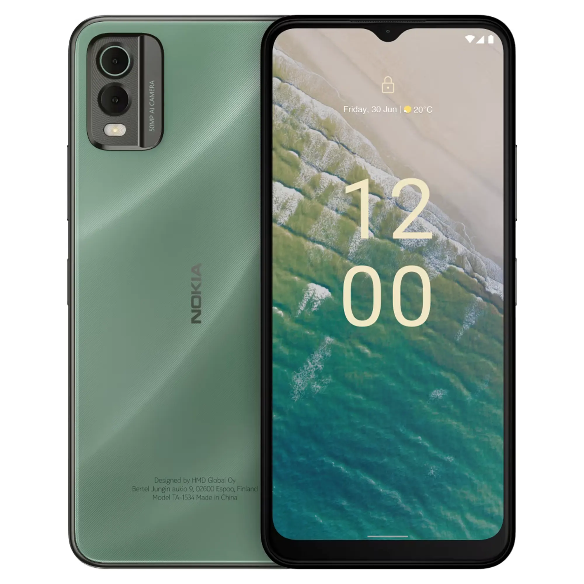 Купить Смартфон Nokia C32 6/128Gb DS Green (SP01Z01Z3549Y) - фото 1