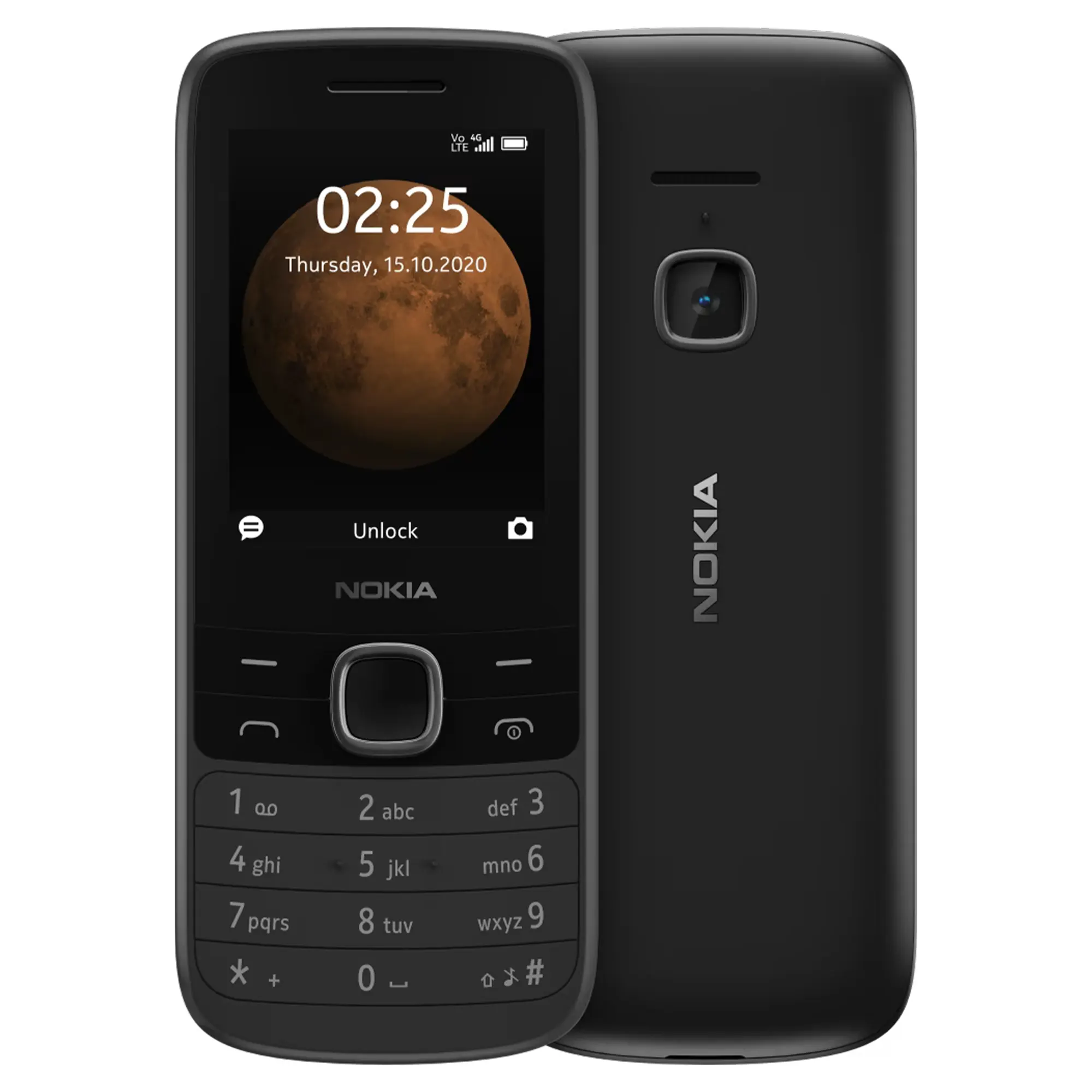Купити Мобільний телефон Nokia 225 4G DS Black (16QENB01A02) - фото 1