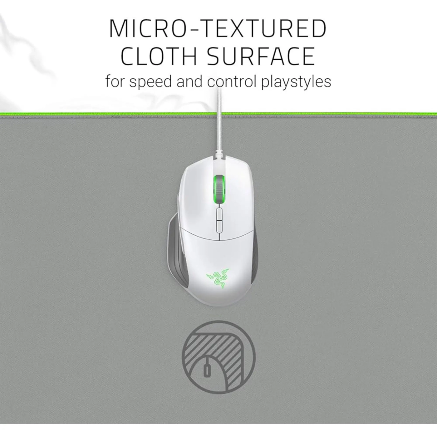 Купити Ігрова поверхня RAZER Goliathus Extended Chroma Mercury (RZ02-02500314-R3M1) - фото 5
