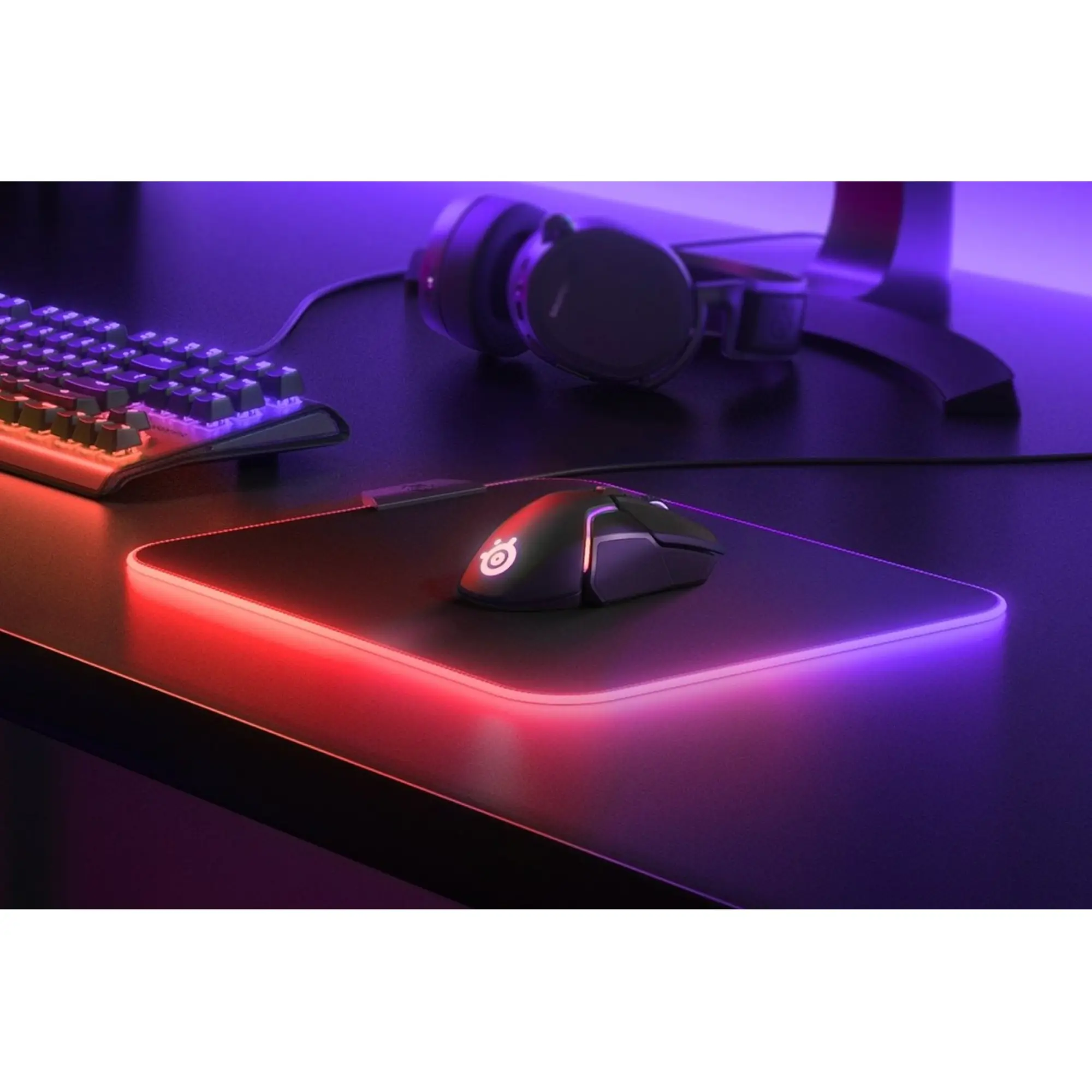Купить Игровая поверхность SteelSeries QcK Prism Cloth Medium (SS63825) - фото 4