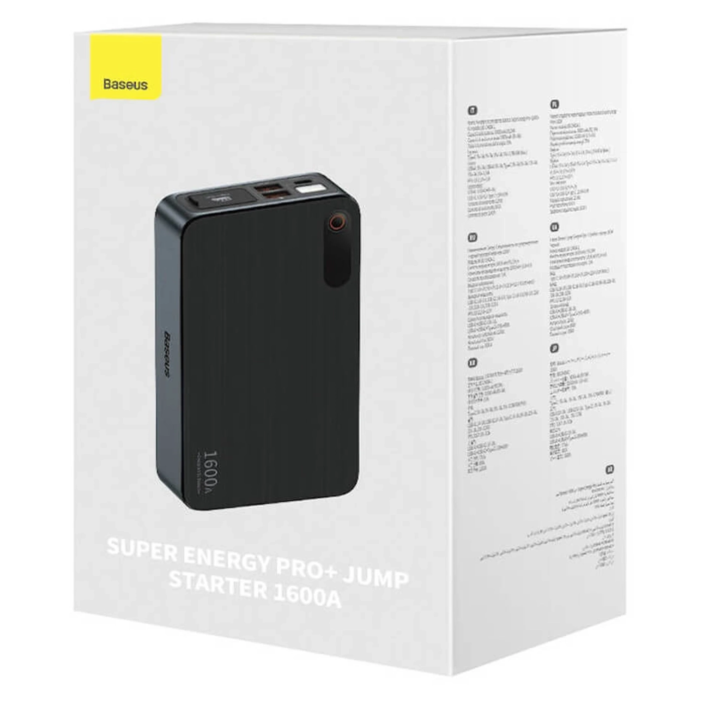 Купить Автомобильное пуско-зарядное устройство Baseus Super Energy Pro Black+ Car Jump Starter 1600A (CGNL070001) - фото 7