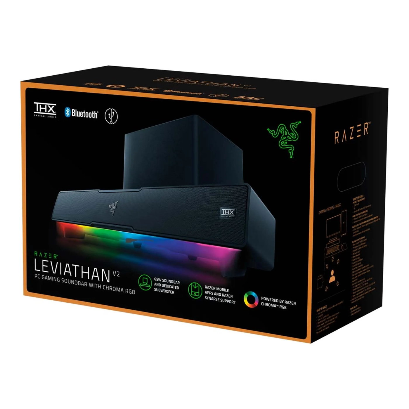 Купить Акустическая система RAZER Leviathan V2 (RZ05-03920100-R3G1) - фото 5