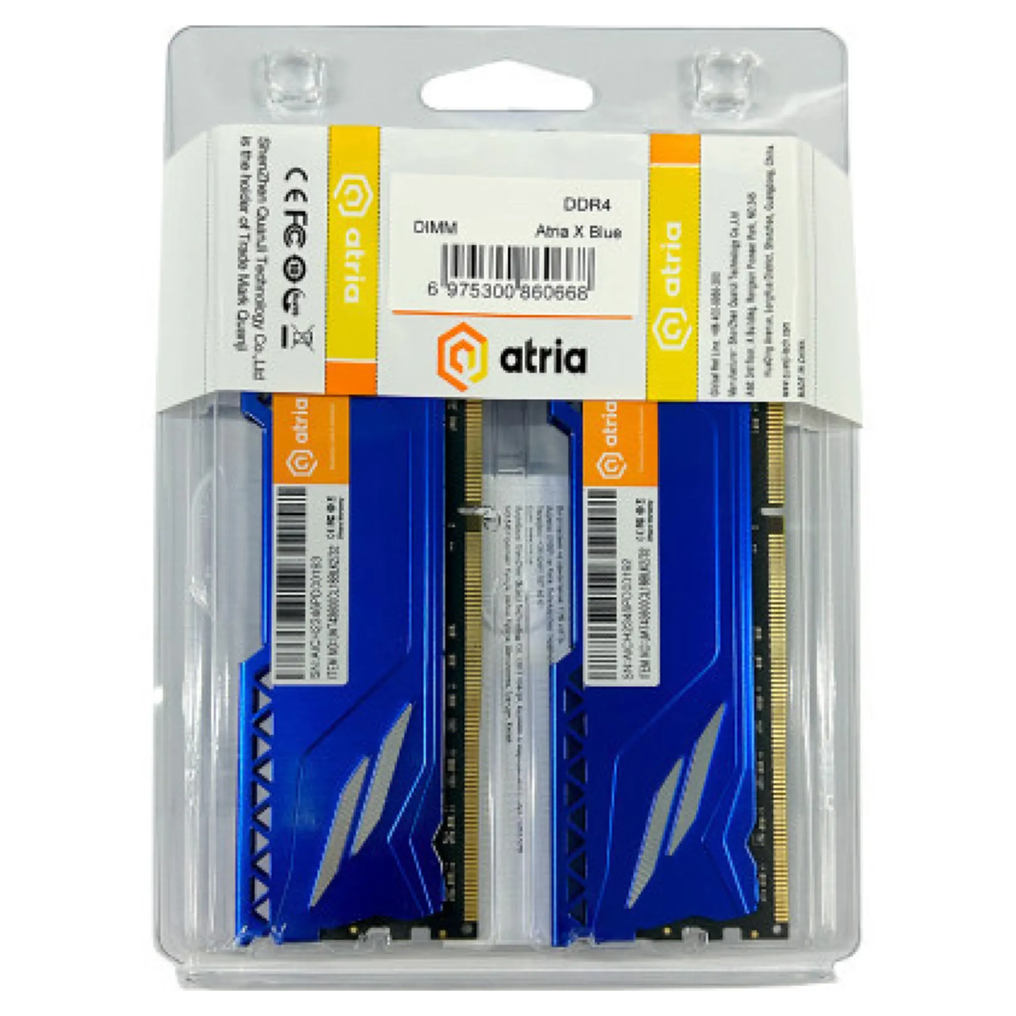 Купить Модуль памяти ATRIA DDR4-3600 16GB (2x8GB) (UAT43600CL18BLK2/16) - фото 3