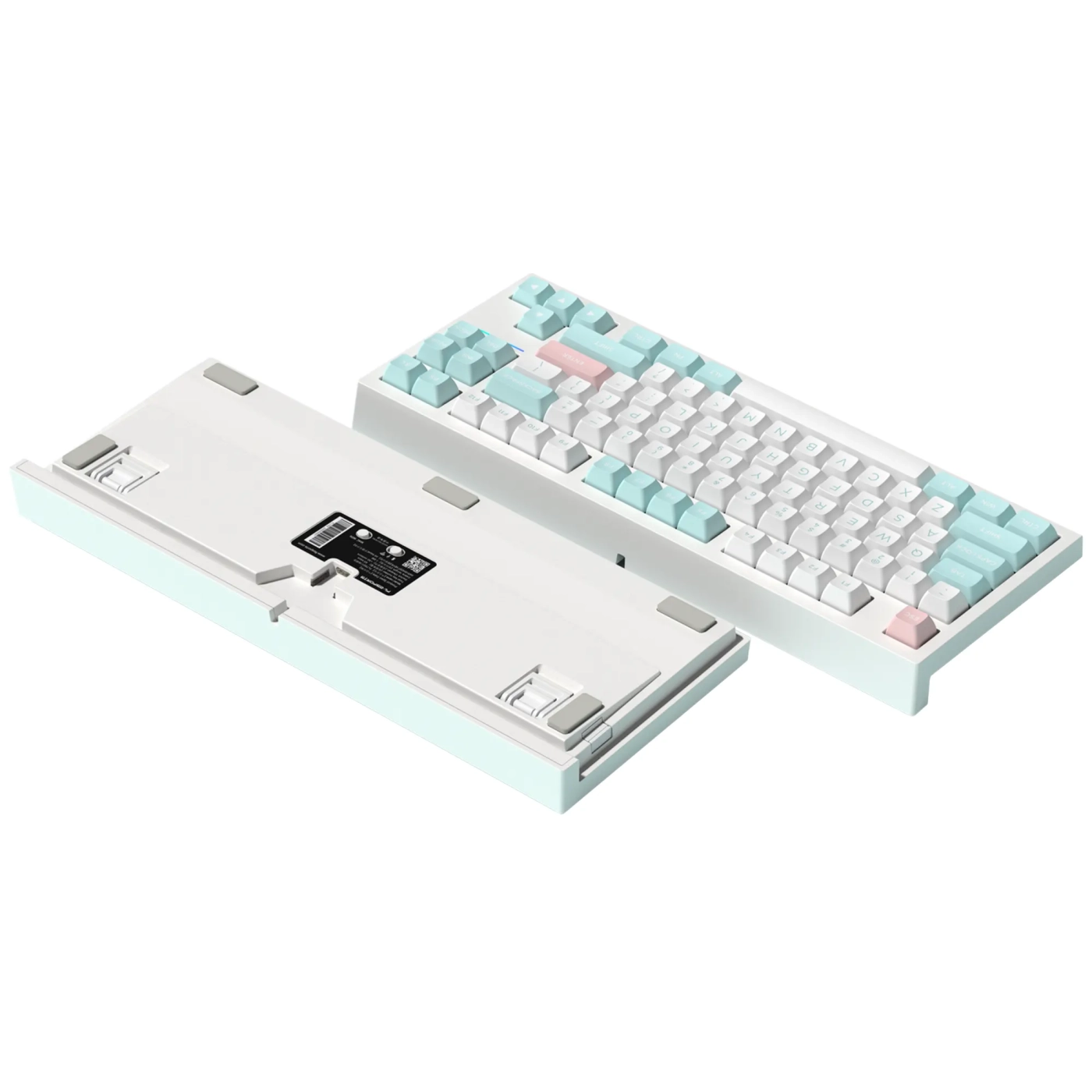 Купить Клавиатура FL ESPORTS FL750 SAM Marshmallow Kailh MX Cool Mint Three-Mode (FL750SAM-4599) - фото 4