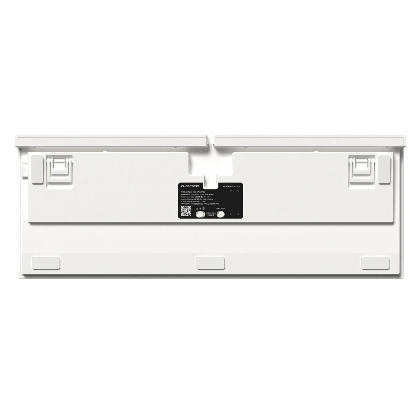 Купить Клавиатура FL ESPORTS FL980V2 Sea Salt Kailh MX Cool Mint South LED Three-Mode (FL980V2-1488) - фото 2