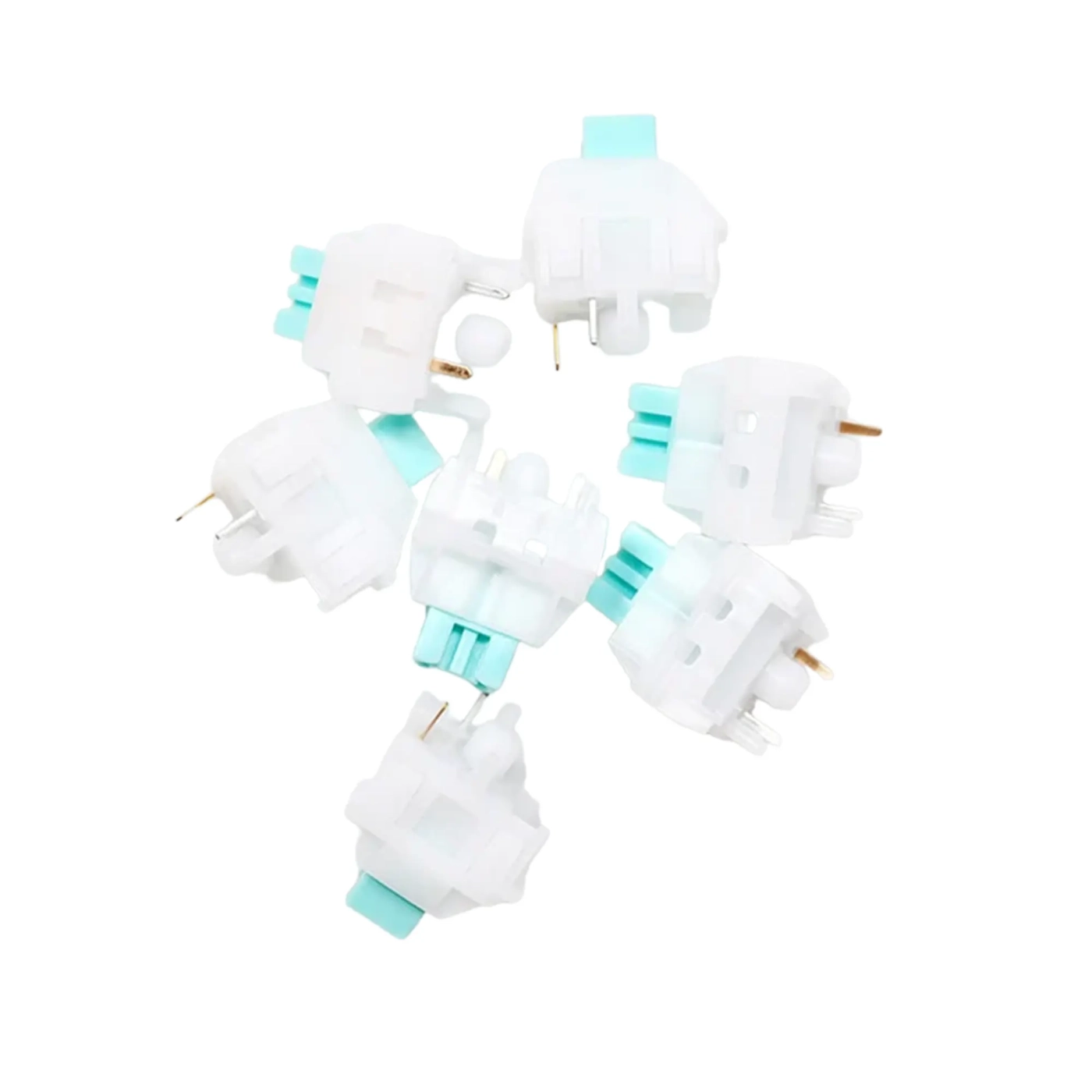 Купить Клавиатура FL ESPORTS FL980V2 White Kailh MX Cool Mint South LED Three-Mode (FL980V2-5163) - фото 7