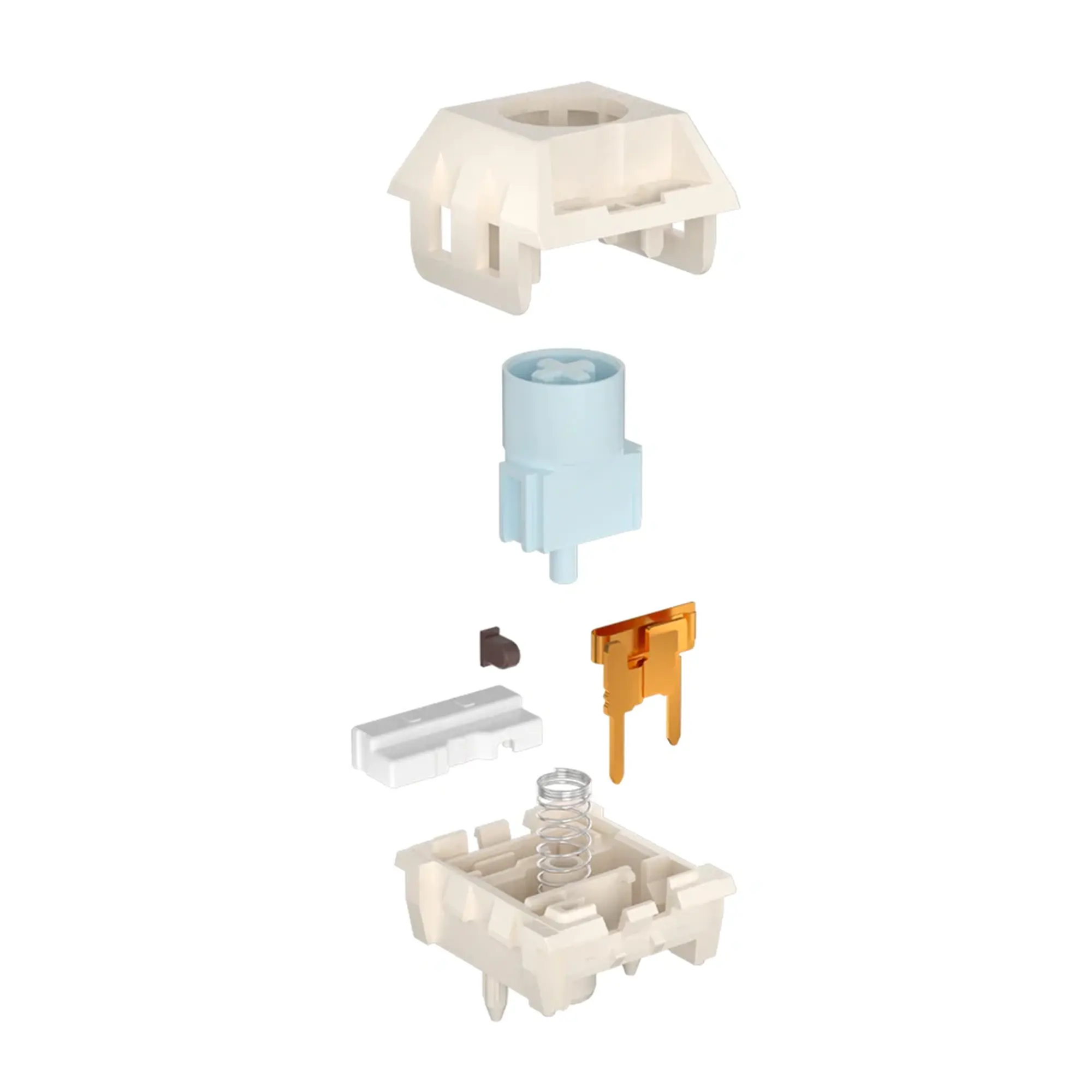 Купити Клавіатура FL ESPORTS FL980V2 White Sea Salt Kailh Box Blueberry South LED Three-Mode (FL980V2-3914) - фото 2