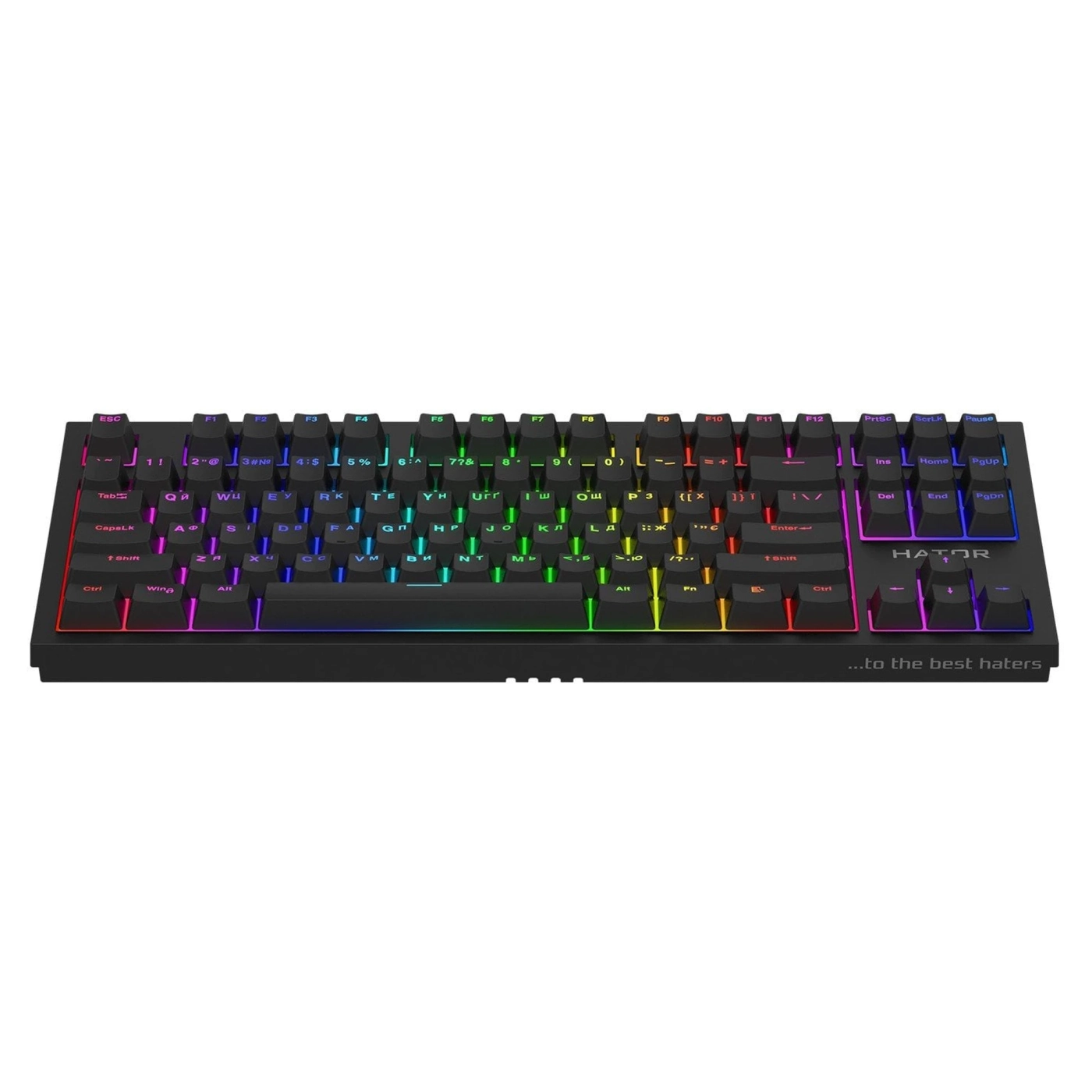 Купить Клавиатура HATOR Skyfall 2 TKL PRO orange (HTK-750) Black - фото 2