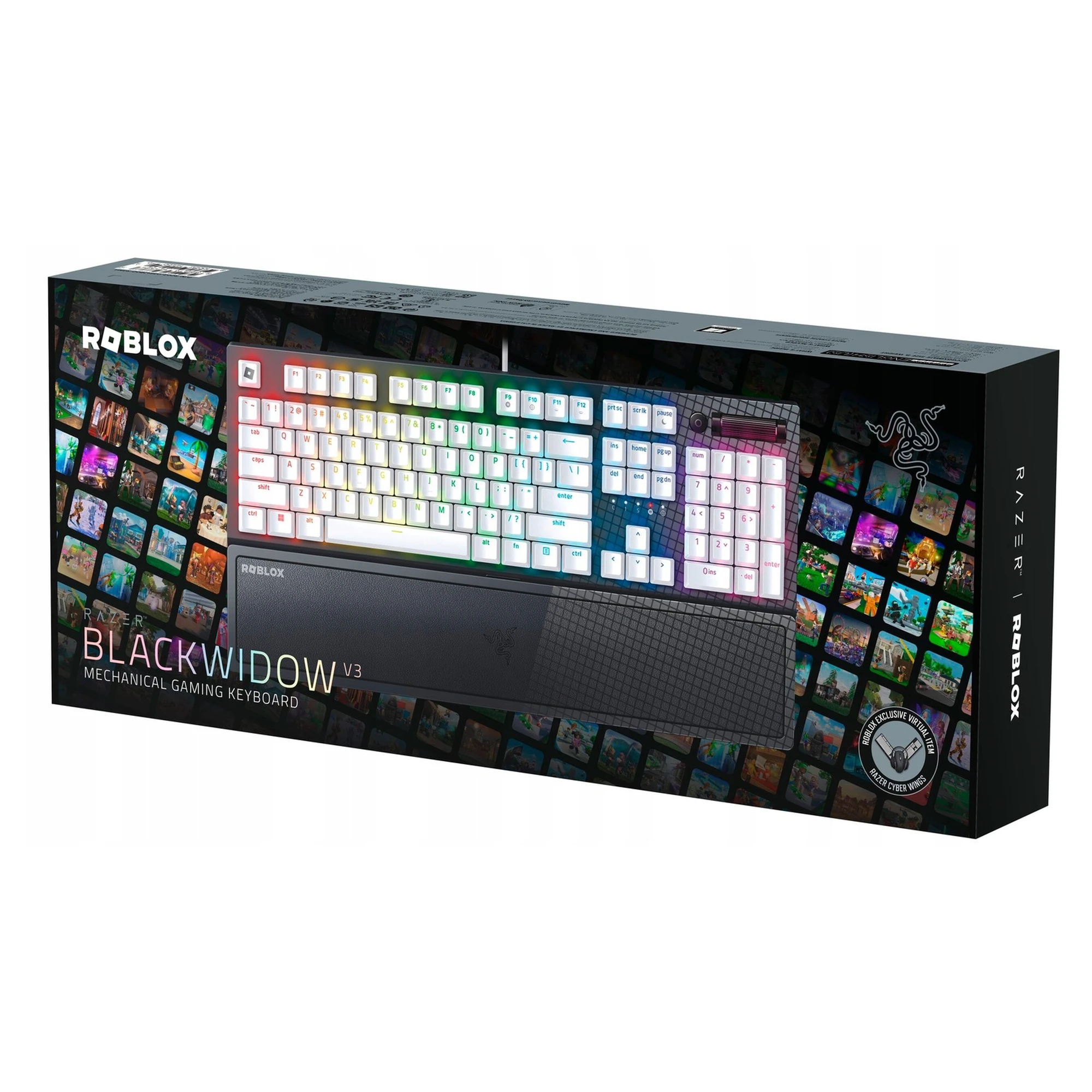 Купить Клавиатура RAZER BlackWidow V3 Green Switch ROBLOX Edition (RZ03-03542800-R3M1) - фото 7