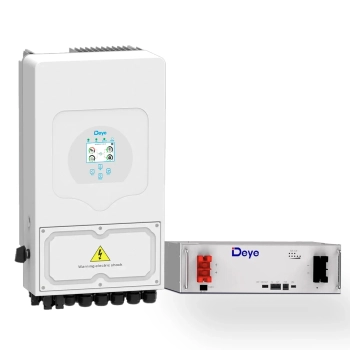 Купить Система хранения энергии DEYE SUN-6K-SG03LP1-EU-1DE5.12K-LFP 6000W 5.12kh 1BAT LiFePO4 6000 циклов - фото 1