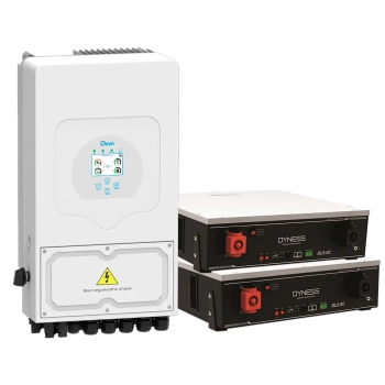 Купить Система хранения энергии DEYE SUN-6K-SG03LP1-EU-2DY10.24K-LFP-W 6000W 10.24kh 2BAT LiFePO4 6000 циклов - фото 1