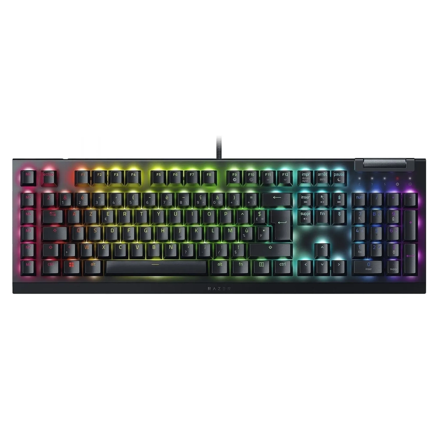 Купити Клавіатура RAZER BlackWidow V4 X Green Switch RU (RZ03-04700800-R3R1) - фото 1