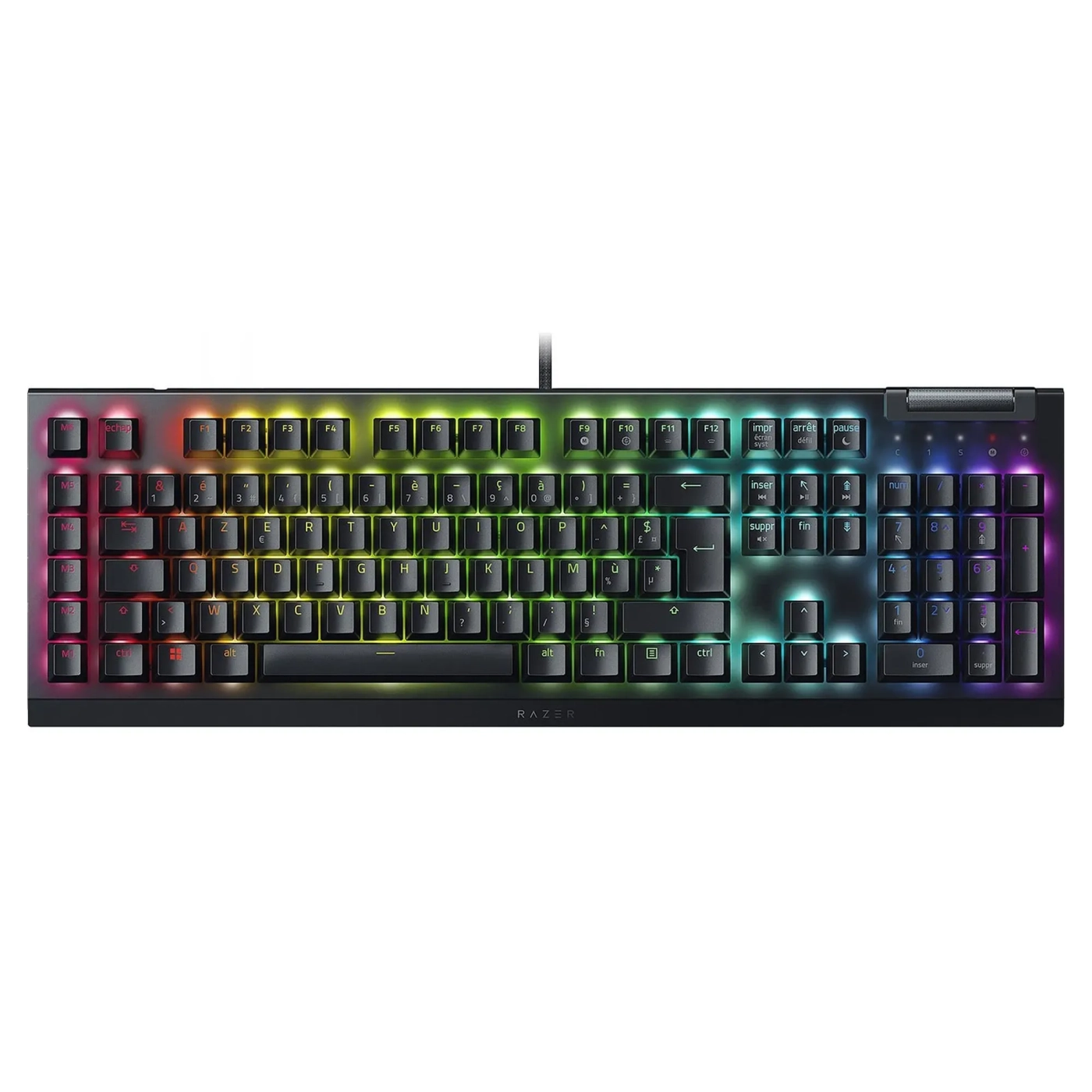 Купить Клавиатура RAZER BlackWidow V4 X Yellow Switch RU (RZ03-04702500-R3R1) - фото 1