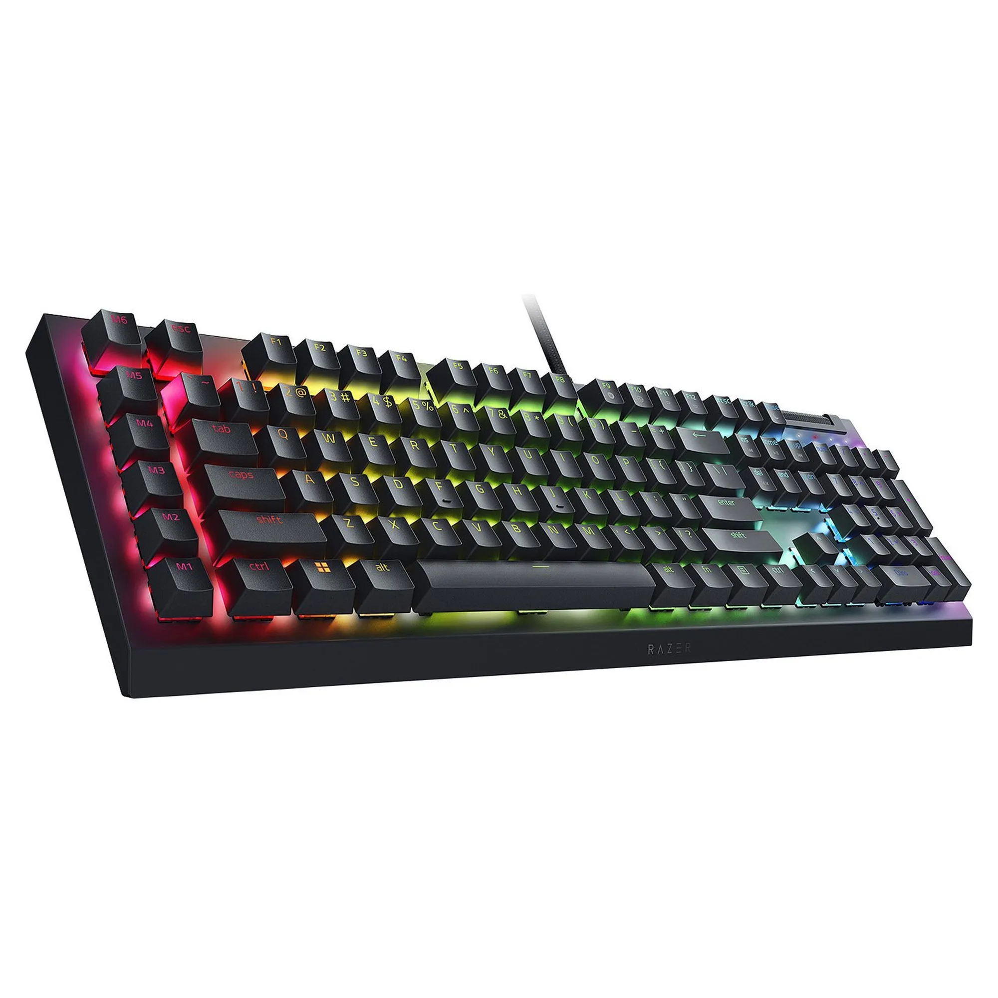 Купить Клавиатура RAZER BlackWidow V4 X Yellow Switch RU (RZ03-04702500-R3R1) - фото 2