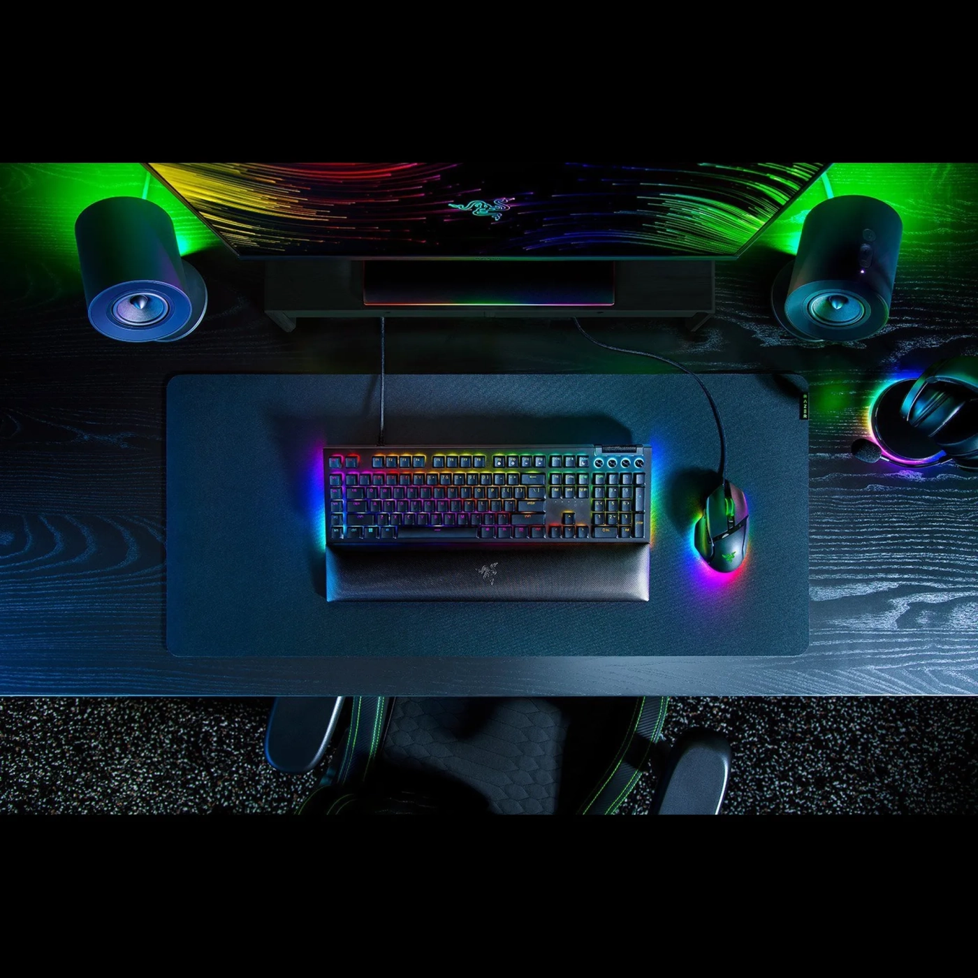 Купить Клавиатура RAZER BlackWidow V4 Yellow Switch RU (RZ03-04692500-R3R1) - фото 6