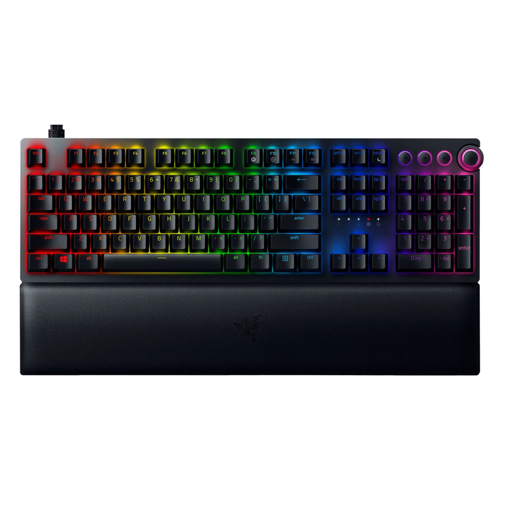 Купить Клавиатура RAZER Huntsman V2 Purple Optical Switch RU (RZ03-03931300-R3R1) - фото 1