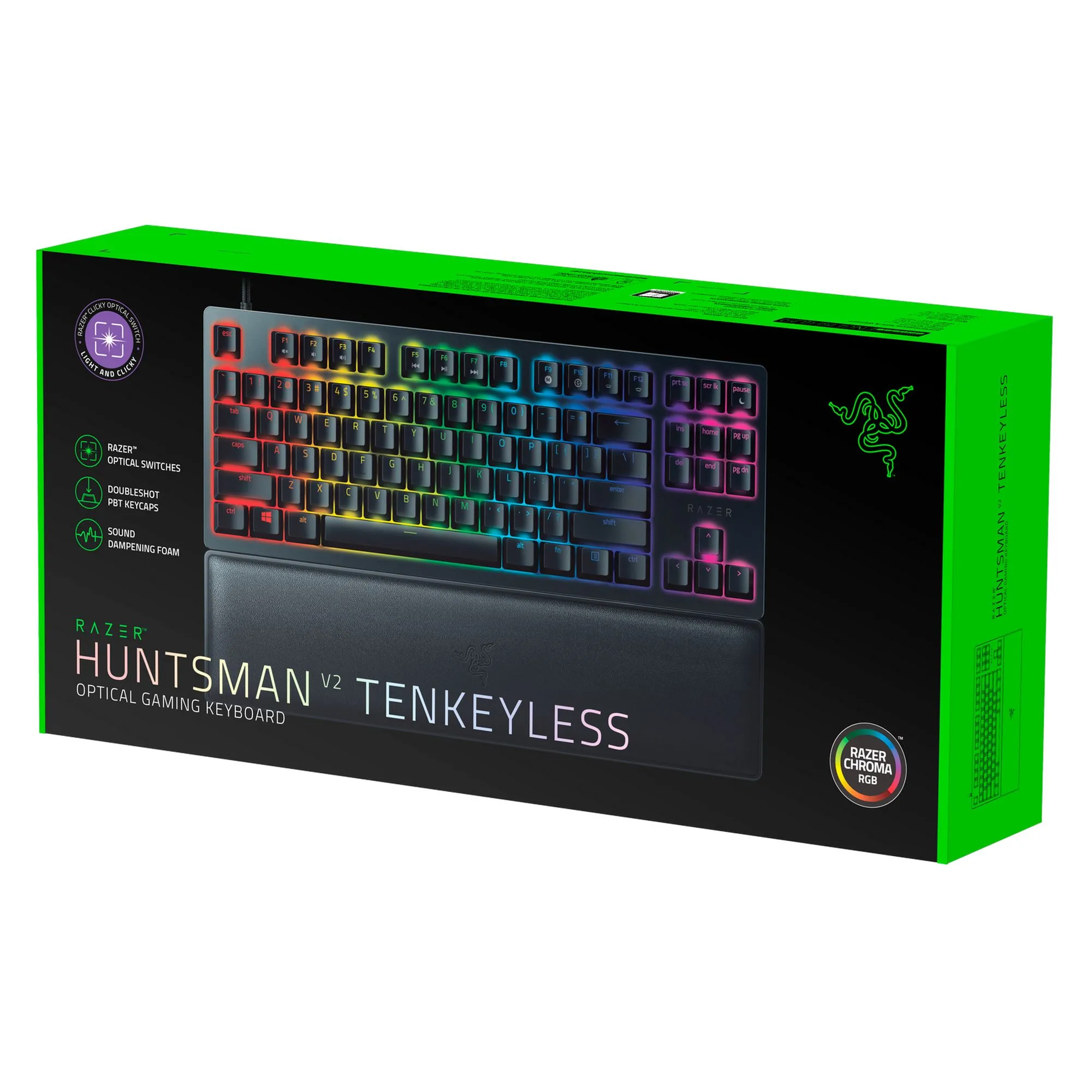 Купити Клавіатура RAZER Huntsman V2 Tenkeyless Red Optical Switch RU (RZ03-03940800-R3R1) - фото 5