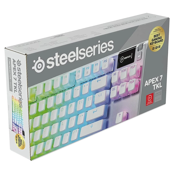 Купить Клавиатура STEELSERIES APEX 7 TKL Red Switch Ghost (64656) - фото 5