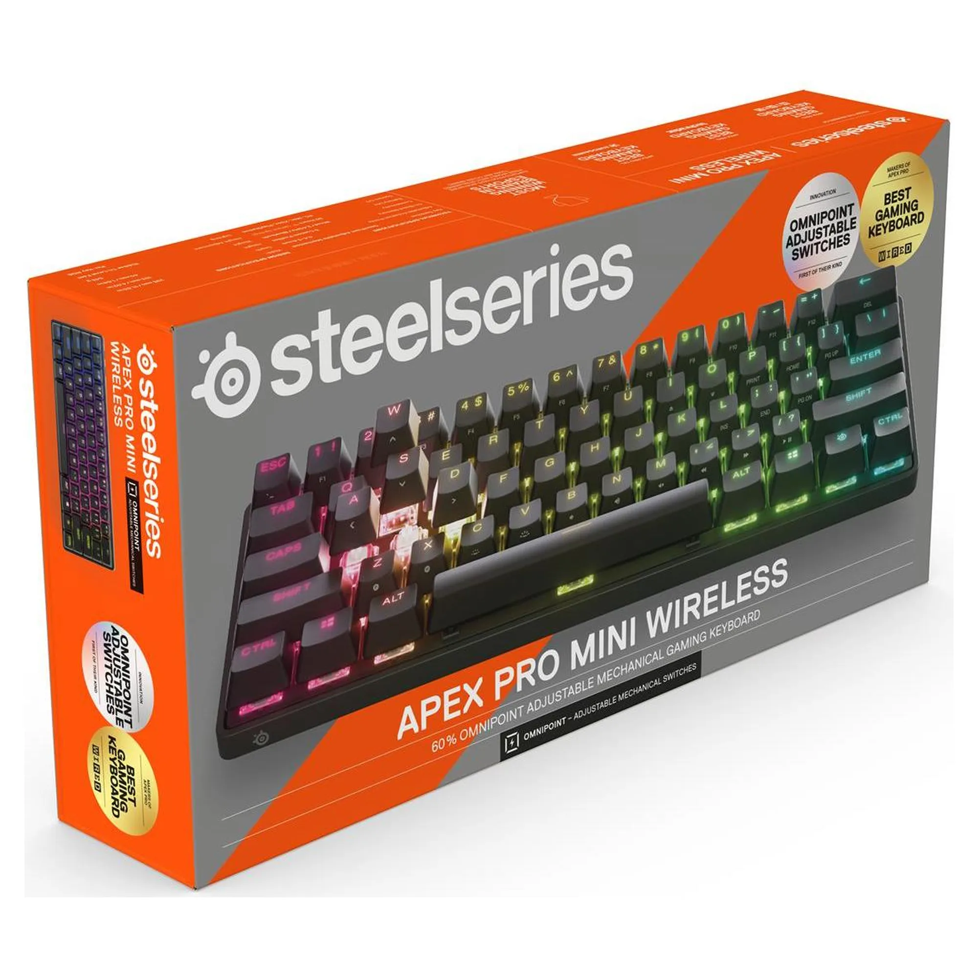 Купить Клавиатура STEELSERIES APEX PRO mini Wireless (64842) - фото 5