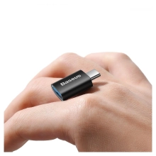 Купить Адаптер Baseus Ingenuity Series Mini OTG Adaptor Type-C to USB-A 3.1 Black (ZJJQ000001) - фото 4