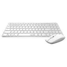Купити Комплект клавіатура та мишка RAPOO 9300M Wireless White - фото 3