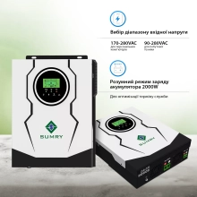 Купити Система зберігання енергії SUMRY SM-3200H-24-1PW5.52K-LFP 3kW 5.52Wh 1BAT LiFePO4 6000 циклів - фото 4