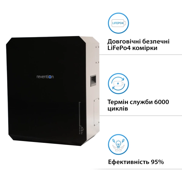Купити Система зберігання енергії SUMRY SM-3200H-24-1PW5.52K-LFP 3kW 5.52Wh 1BAT LiFePO4 6000 циклів - фото 7