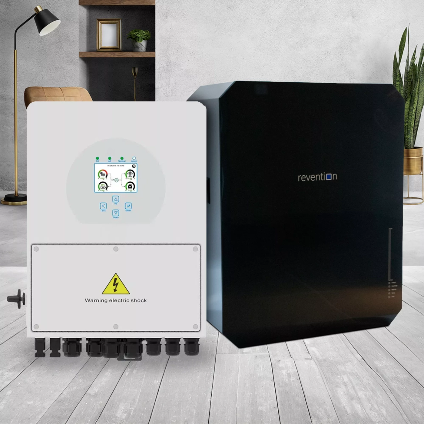 Купить Система хранения энергии DEYE SUN-3K-SG04LP1-1PW5.52K-LFP 3kW 5.52Wh 1BAT LiFePO4 6000 циклов - фото 2