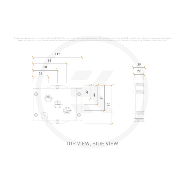 Купити Водоблок EKWB EK-Pro CPU WB SP5 Ni+Acetal (3831109904077) - фото 3