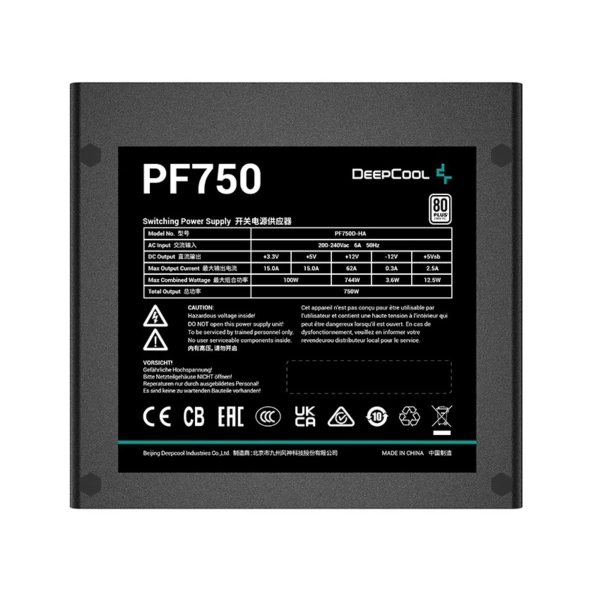 Купити Блок живлення DeepCool PF750 (R-PF750D-HA0B-EU) - фото 4