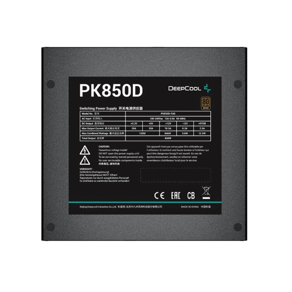 Купить Блок питания DeepCool PK850D (R-PK850D-FA0B-EU) - фото 4