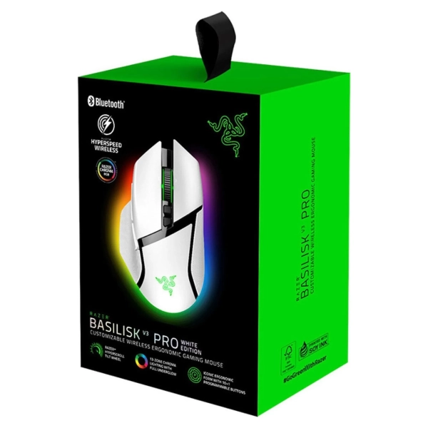 Купити Мишка RAZER Basilisk V3 Pro Wireless White (RZ01-04620200-R3G1) - фото 7