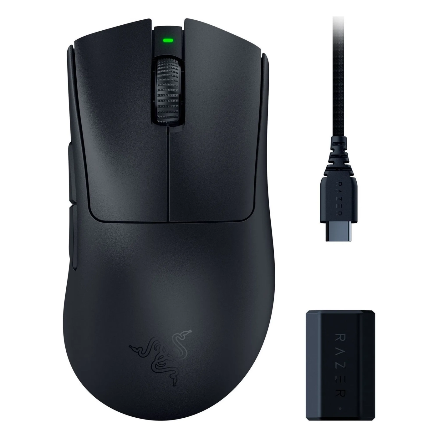 Купити Мишка RAZER DeathAdder V3 Pro and HyperPolling Wireless Dongle (RZ01-04630300-R3WL) - фото 1