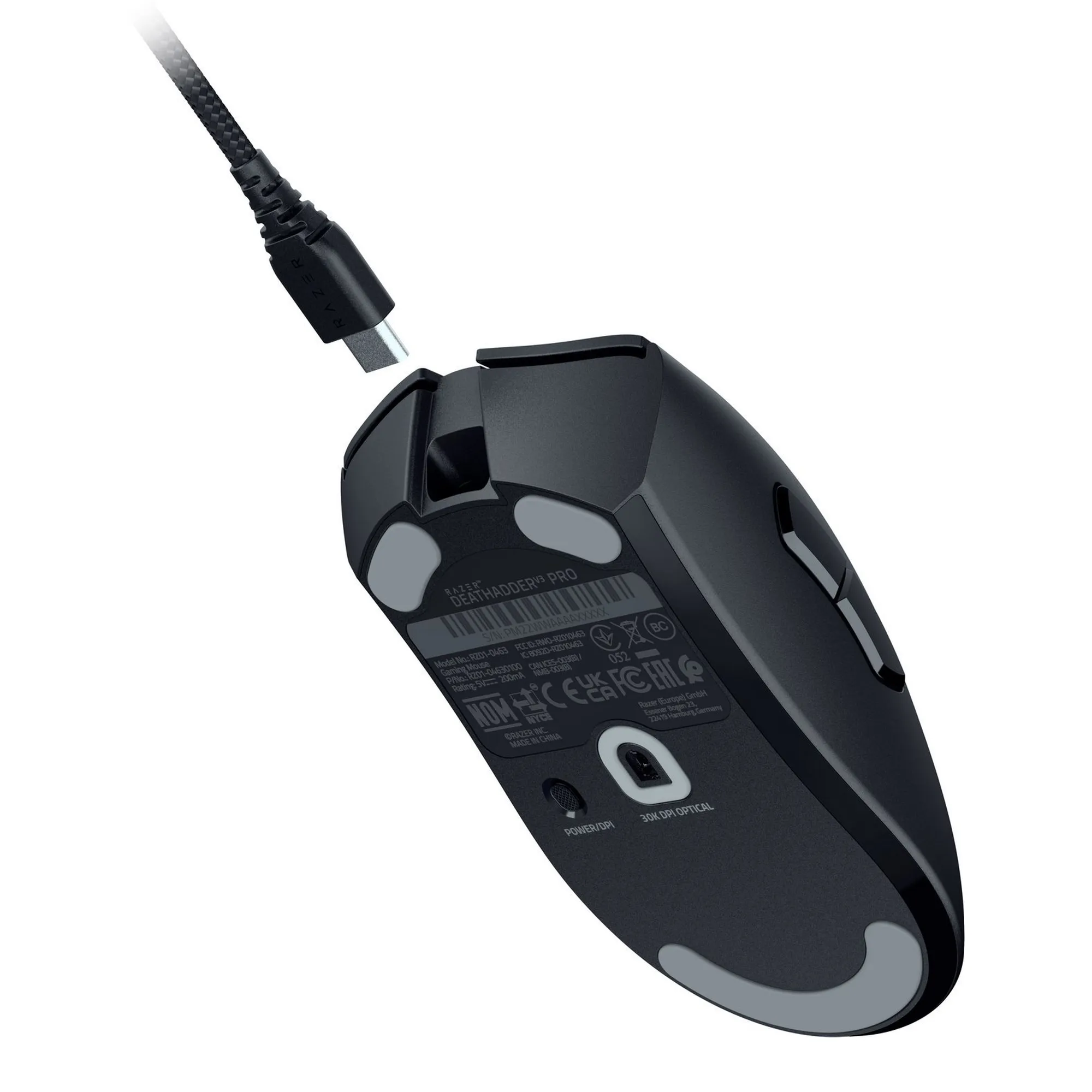 Купити Мишка RAZER DeathAdder V3 Pro and HyperPolling Wireless Dongle (RZ01-04630300-R3WL) - фото 2