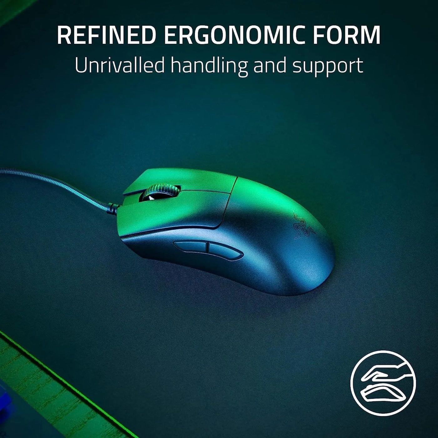 Купити Мишка RAZER DeathAdder V3 USB Black (RZ01-04640100-R3M1) - фото 7