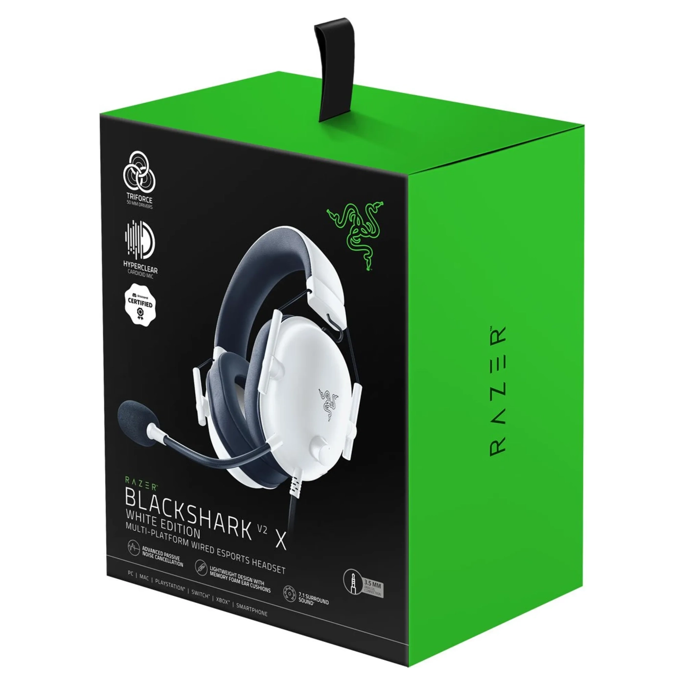 Купити Навушники RAZER Blackshark V2 X White (RZ04-03240700-R3M1) - фото 5