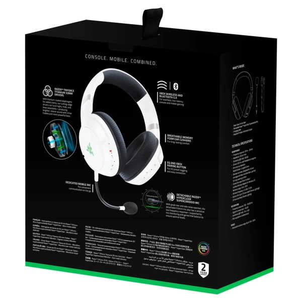 Купить Наушники RAZER Kaira Pro for Xbox White (RZ04-03470300-R3M1) - фото 5