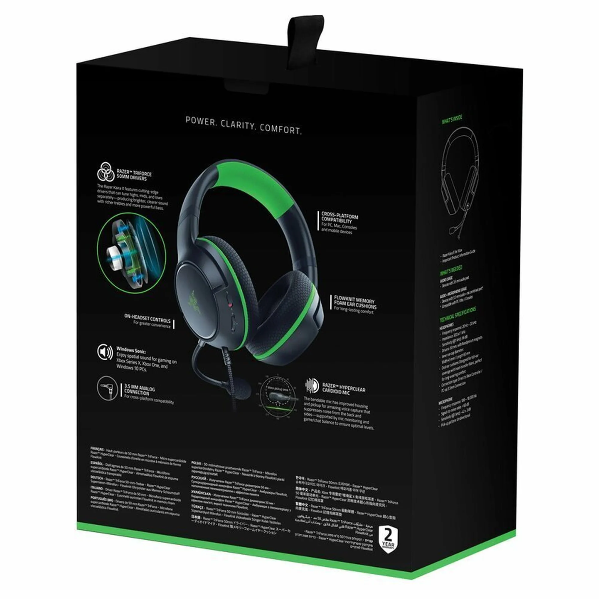 Купить Наушники RAZER Kaira X for Xbox Black (RZ04-03970100-R3M1) - фото 5