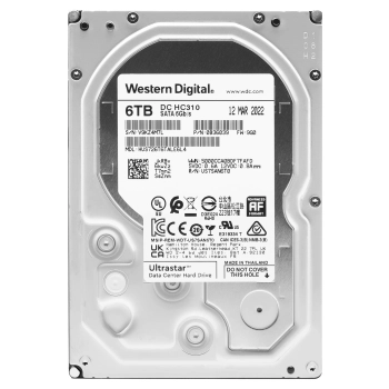 Купить Жесткий диск WD Ultrastar DC HC310 6TB 7200rpm 256MB 3.5" SATA III (HUS726T6TALE6L4/0B36039) - фото 1