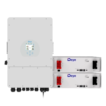 Купить Система хранения энергии DEYE SUN-8K-SG01LP1-EU-2DE10.24K-LFP 8000W 10.24kWh 2BAT LiFePO4 6000 циклов - фото 1