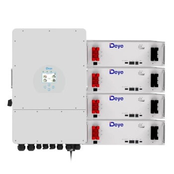 Купить Система хранения энергии DEYE SUN-12K-SG04LP3-EU-4DE20.48K-LFP 12000W 20.48kWh 4BAT LiFePO4 6000 циклов - фото 1